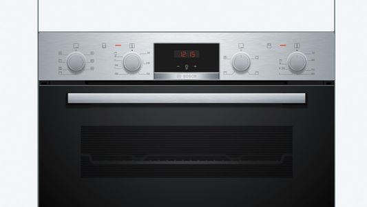 Bosch Series 4 60cm Built-In Double Oven – 3D Hotair, EcoClean, Stainless Steel