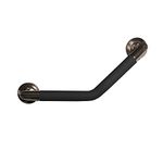 PULSE Showerspas 4007-ORB ErgoAngleBar with Optional Toilet Paper Holder, ADA Compliant Stainless Steel Grab Bar, Oil-Rubbed Bronze