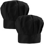 KBNIAN 2Pcs Chef Hat Adjustable Ela