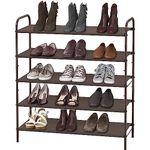 SimpleHouseware 5-Tier Shoe Rack Storage Organizer, Bronze