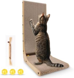 Cat Scratcher,69 CM L Shape Cat Scratch Pad,Cat Scratching Post,Scratching Post for Indoor Cats,Griffoir Pour Chat,Cat Scratching Pad,Grattoir Pour Chat
