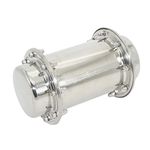 Time Capsule Anti-Corrosion Waterproof Stainless Steel Capsule Container Durable Lock Container for Future Graduation Gift (7.3 Inch)