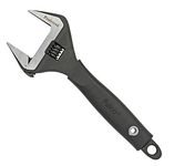 Proferred Plumbing Adjustable Wrench, Black Phosphate Finish, 4 Available Size Options 6-inch, 8-inch, 10-inch, 12-inch - T08003