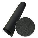 Rubber Cal Elephant Bark Flooring, Black, 3/8-Inch x 4 x 10-Feet