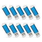 KEXIN USB Flash Drive 8 GB 10 Pack USB Stick 8 GB USB Key Drive Memory Sticks Thumb Drives Pen Drives Zip Drives USB 2.0, Blue