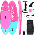 Kids Stand Up Paddle Board with Inflatable SUP Accessories, Non-Slip Comfort Deck Inflatable Paddle Board for Kid, Durable, Lightweight Fin for Youth & Kids