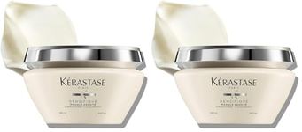 Kérastase Densifique Densité Hair Mask For Thin Hair 200ml | Thickening Hair Mask for Hair Growth and Thickness | Infused with Hyaluronic acid, Gluco peptide and Ceramides (Pack of 2)