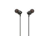 JBL Tune 110 In-Ear Headphones with One-Button Remote with Microphone - Black