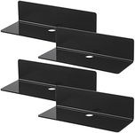 4 Pcs Acrylic Floating Shelves, Sma