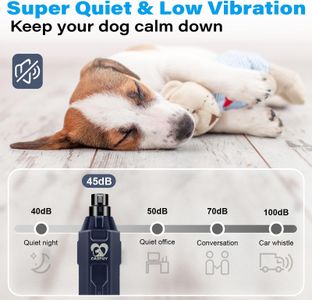 Casfuy 6-Speed Dog Nail Grinder – Rechargeable Pet Nail Trimmer