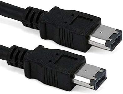 Cable Builders IEEE 1394 Firewire 400 iLink Cable 6 Pin to 6 Pin IEEE1394 6-6 Length 1.8m for PC Mac DV 1.8m 1.8m Black Friday November Cyber Monday Sale