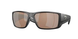 Costa Del Mar Men's 6s9078 Blackfin Pro Sunglasses, Matte Black/Copper Silver Mirrored 580g, 60mm
