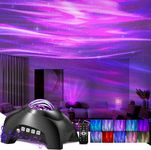 Star Projector, Galaxy Projector for Bedroom, Bluetooth Speaker and 8 White Noise Aurora Projector, Night Light Projector for Kids/Adults Gaming Room, Home Theater, Ceiling, Room Decor, Idea for Gift