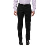 Park Avenue Men's Smart Fit Casual Pants (PMTX07525-K8_Black