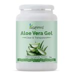 KAZIMA Pure Aloe Vera Gel for Skin and Hair, 1kg | Hydrates, Moisturizes & Soothes Irritated Skin | Pure & Natural Aloe Vera Gel for Face, Acne, Scars, Dark Circles & Sunburn