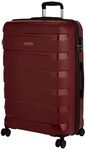 Aristocrat Porto 75 Cms Large Check-in Polypropylene Harsided 8 Wheels Luggage/Speed_Wheel Suitcase/Trolley Bag - Maroon