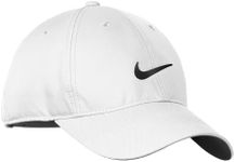 Nike Standard Golf Cap, White, Adjustable, One Size