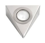 Leyton Lighting 20w 12v halogen triangle downlight under shelf light stainless steel