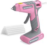 WORKPRO Pink Cordless Hot Melt Glue