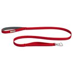 RUFFWEAR, Front Range Dog Leash, 5 ft Lead with Padded Handle for Everyday Walking, Red Sumac