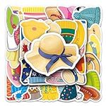50 Sheets of hat Stickers Fashion h