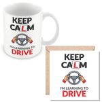 MUGGZ Learner Driver Mug & Card – Learning to Drive Gift - Giftset - Made in The UK