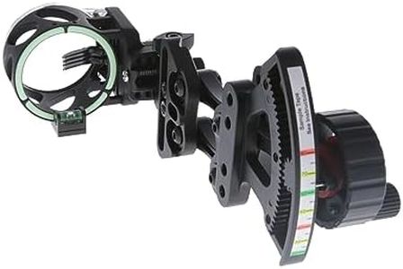 TRUGLO Range Rover М4 4-Pin Highly-Visible Micro-Adjustable Archery Hunting Bow Sight - Adjustable Quiver Mount Included - Right-Handed
