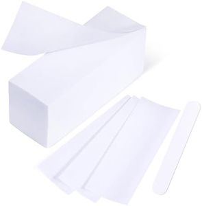 Mirucoo 200 Pieces Large Non-woven Wax Strips for Body and Facial Hair Removal, Salon Quality Epilating Strips