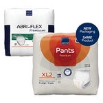 Abena Pants Premium Pull-Up Incontinence Pants, Eco-Labelled Incontinence Pants for Men & Women, Discreet, Protective, Breathable, Comfortable - XL 2, 130-170cm Waist, 1900ml Absorbency, 16PK