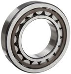 SKF NJ 207 ECP Cylindrical Roller Bearing, Removable Inner Ring, Flanged, High Capacity, Polyamide/Nylon Cage, Metric, 35mm Bore, 72mm OD, 17mm Width, 10000rpm Maximum Rotational Speed, 10800lbf Static Load Capacity, 10900lbf Dynamic Load Capacity