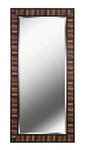 Kenroy Home Casual Tall Mirror 65 Inch Ext 31 Inch Width 65 Inch Height Brown and Wood Grain Finish Finish