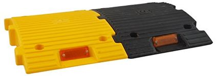 Asian Loto Plastic Speed Breakers - Black & Yellow, 34.5 cm X 26 cm X 5 cm