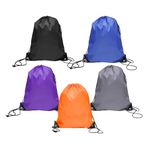 BEANPRECOY 5 Pcs Drawstring Backpack Bags, Drawstring Gym Bag, Portable Draw String Bags, Bags for Gym Traveling Storage Bag, Water Resistant Ripstop Cinch Sack Backpacks for Sports, Gym, Travel (A)