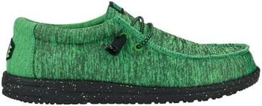 Hey Dude Wally Sport Knit Green Size 14, Men’s Shoes, Men's Slip-on Loafers, Comfortable & Light-Weight