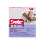 1 Box of Slimfast Bake Shop Meal Replacement Bars, with 15g of Protein & 5g Fiber, 5 - 60g Bars per Box = 5 Bars Total; Chocolatey Crispy Cookie Dough Bar