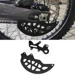 OICCTBF Black Rear Brake Disc Guard, Dirt Bike Aluminum Rear Wheel Brake Disc Guard Cover Protector For Sur ron Ultra Bee 2023 Accessories