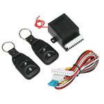 Shkalacar 12V Universal Car Auto Remote Central Kit, Door Locking Vehicle Keyless Entry System,Auto Remote Lock System with 2 Remote Control