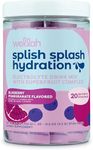 Wellah Splish Splash Hydration (Blueberry Pomegranate) 20 Stick Packs - Electrolyte Drink Mix with Superfruit Complex