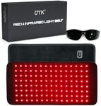 UTK Red Light Therapy Pad for Body Pain Relief, LED 660＆850nm Wearable Wrap Deep Therapy Belt with Timer Function Relieve Back Shoulder Pain