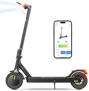 isinwheel Electric Scooter 19-38 Miles Range,19/21MPH Top Speed, 350/500/750W Motor Cruise Control Electric Scooter Adults for Commute with Turn Signal Scooter for Adult/Youth