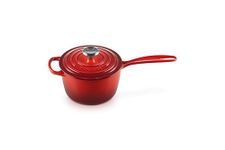 Le Creuset Enameled Cast Iron Signature Saucepan, 1.75 qt., Cerise
