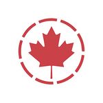 SIGN EVER Canada Leaf Flag Stickers for Laptop Trackpad 15.6 14 13 Inches and All Models Laptop Stickers L x H 6.50 cm x 6.50 cm Pack of 2