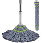 IMPEXTON Self Wringing Twist Mop Head Kit Compatible with Microfiber Spin Mop for Wood Floor Hardwood Vinyl Tile Marble Laminate Household Office Kitchen