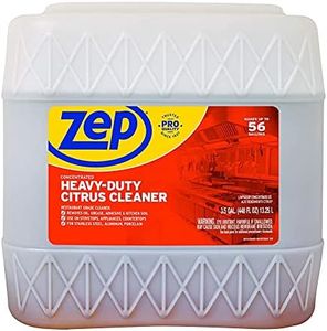 Zep Heavy-Duty Citrus Degreaser and Cleaner - 3.5 Gallon (1 Unit) ZUCIT3GCA - Restaurant Grade Degreaser and Cleaner Removes Oil, Grease, Adhesive