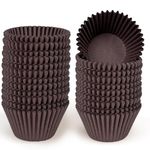 Gcardist Large Size Coffee Cupcake Liners 200-Count Muffin Liners Food Grade Jumbo Baking Cups Paper No Smells (Large Size)