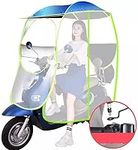 Fully Enclosed Motor Scooter Umbrella Mobility Sun Shade & Rain Cover Waterproof,Universal,C1