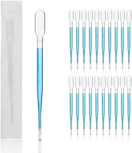 Maccx 100pcs Sterile Transfer Pipettes, Vol. 5ml, 2ml Graduated, 155mm Long, Essential Oils Pipettes, Low-Density Polyethylene Material, Individual Peel-Pack, TPP5155-100
