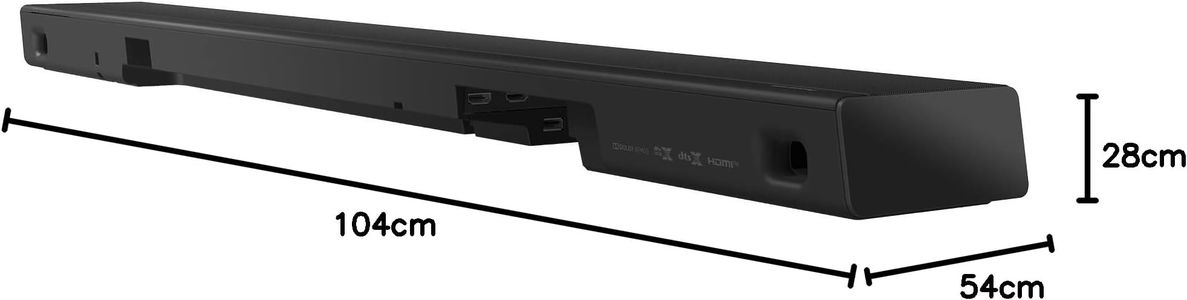 Panasonic Soundbar – SC-HTB600EBK, Black, Wireless Bluetooth Audio