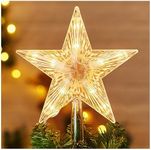 Christmas Tree Topper Lighted Star
