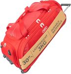 A2B Lightweight Roller Holdall with Wheels - Durable Duffle Bag | Versatile Travel Holdall, Mobile Gym, Sport, Tool, Ice Skate and Cricket Bag | Wheeled Duffel AB005 (Large 30")
